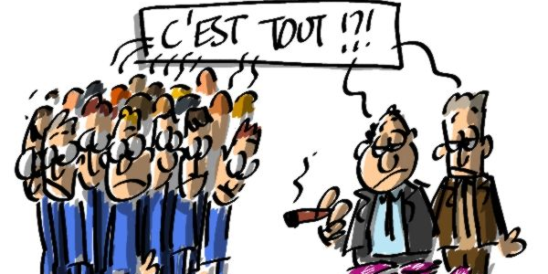 Le marché est flatté, les salaries oubliés Le marché est flatté, les salaries oubliés