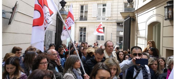 17eme jour de grève à la Caixa Geral De Depositos