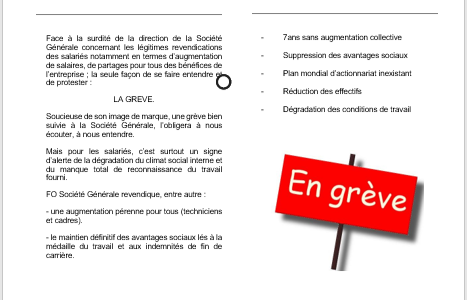 GREVE LE VENDREDI 14 DECEMBRE 2018 GREVE LE VENDREDI 14 DECEMBRE 2018