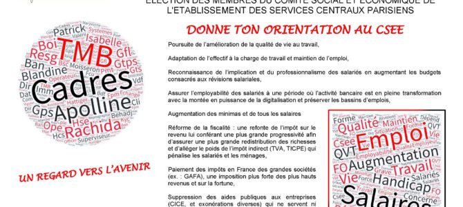 Services centraux : le CSEE ! Ca te concerne ! Services centraux : le CSEE ! Ca te concerne !