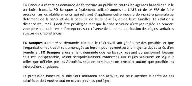 La santé des salariés avant tout !!!